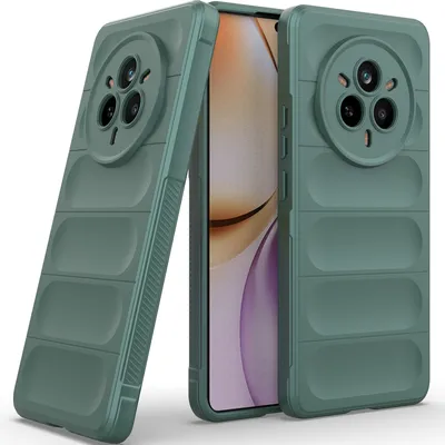 Obrázek produktu pro Pouzdro pro Realme 14 Pro 5G Měkké TPU Silikonové Nárazuvzdorné Ochranné Pouzdro zelené