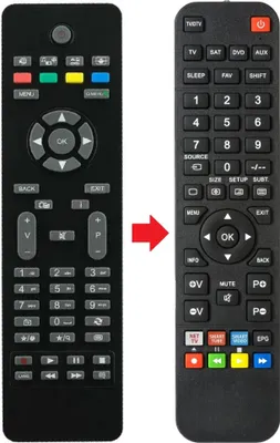 Produktbild von Fernbedienung passend für TELEFUNKEN T24TX114LPB | T32TX182DLBP-W