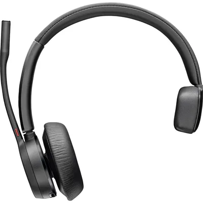 Obrázok produktu pre HP Poly Náhlavná súprava Poly Voyager 4310 s certifikáciou pre Microsoft Teams + hardvérový kľúč BT700 + nabíjací stojan, Bezdrôtový, Kancelária / call centrum, 122 g, Slúchadlá s mikrofónom, Čierna