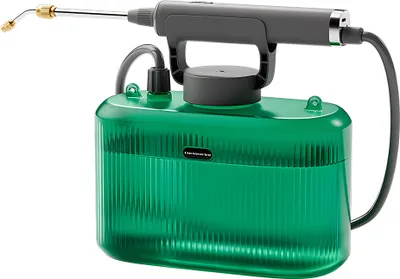 Obrázek produktu pro Bateriový zahradní postřikovač, 1,32 galonu / 5 litrů, elektrický postřikovač s dobíjecí USB rukojetí, přenosný zahradní postřikovač s teleskopickou tyčí, 2 postřikovacími násadami, nastavitelným ramenním popruhem
