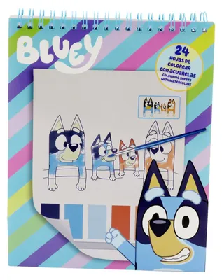 Produktbild von Bluey Aquarell Malbuch Mehrfarbig Mehrfarbig One Size