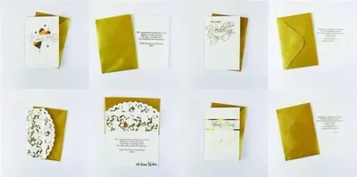 Image de Lot de 12 cartes de mariage « 1 MIX » - Polkart