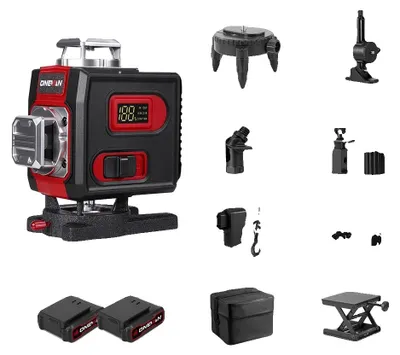 Obrázek produktu pro Nivelační laser, 16 čar, dálkové ovládání, bez stativu