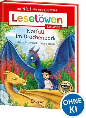 Produktbild von Leselöwen 1. Klasse - Notfall im Drachenpark