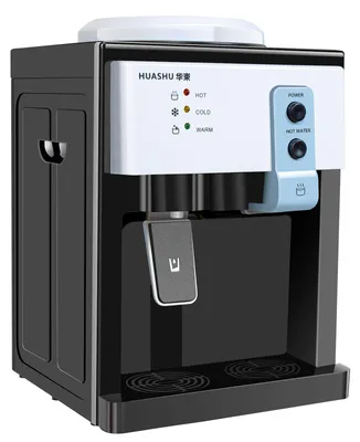 Immagine prodotto di Distributore d'acqua, da appoggio, con acqua calda e fredda, nero