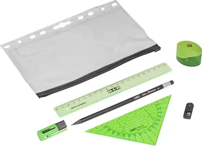 Produktbild von M + R Schreibset Schule grün
