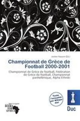 Produktbild von Championnat de Grèce de Football 2000-2001