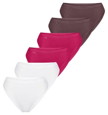 Produktbild von sloggi 6er Pack Basic+ Tai Slip Bequemer Schnitt, Perfekter Sitz, Angenehm auf der Haut