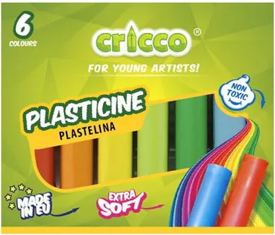 Produktbild von Cricco Plastilin 6 Farben CR370K6