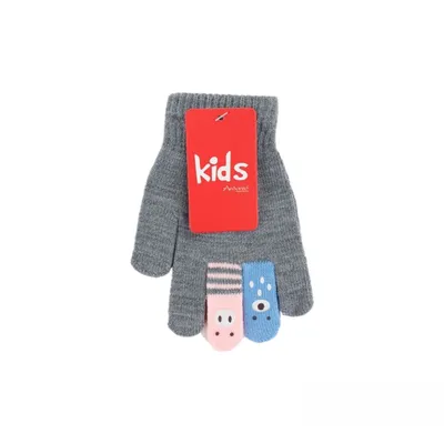 graue Handschuhe