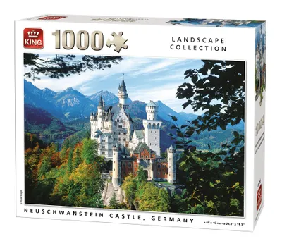 Image de Puzzle château bavarois - Neuschwanstein 1 000 pièces.