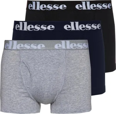 Produktbild von Ellesse - "Hali" Boxershorts für Herren (3er-Pack) HB107 (XL) (Schwarz/Grau/Marine)