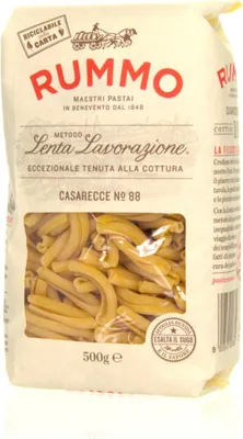 A bag of Rummo pasta.