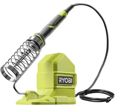 Imagen del producto de Soldador RYOBI 18V ONE+ RSI18-0, ideal para trabajos electrónicos y reparaciones. No incluye batería ni cargador