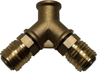 Produktbild von Aerotec Verteiler mit 2 Kupplungen BL 3/8" IG Blister