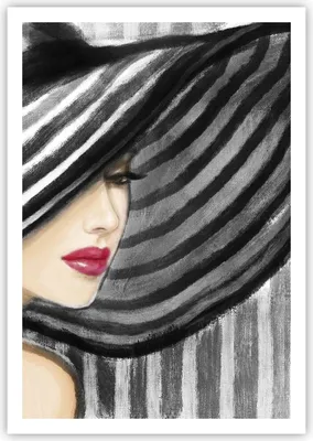 Produktbild von Poster - Poster ohne Rahmen - frau stil mode - 70x100 cm - Wand Bild - Wanddeko - Wandbilder - Kunstposter - Wandposter - Bilder - Kunstdruck - Wanddekoration - Wandbild - P2XPA70x100-3926