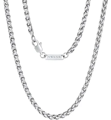 Productafbeelding van Heren ketting, panterketting, 18K verguld, Cubaanse schakelketting, 3/4 mm, Miami schakelketting, 61 cm