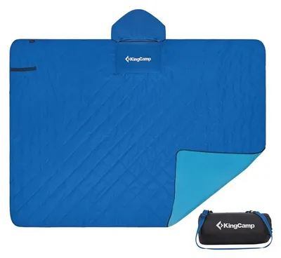 Obrázek produktu pro King Camp Víceúčelová pikniková deka s kapucí KP2101 Multipurpose raincoat modrá