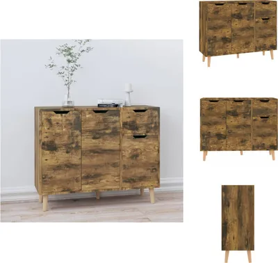 Obrázek produktu pro vidaXL Příborník kouřový dub 90x30x72 cm materiál na bázi dřeva - Příborníky