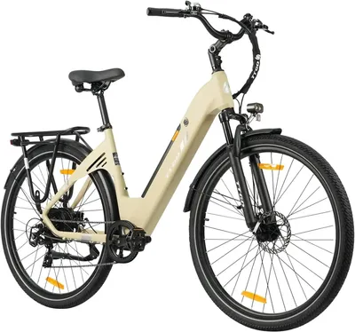Produktbild von ttgo 28 Zoll E-Bike für Erwachsene, Elektrofahrrad 250W Motor 36V 18Ah Akku, 80–120 km Reichweite, 25 km/h City ebike mit 7-Gang Schaltung, LCDDisplay