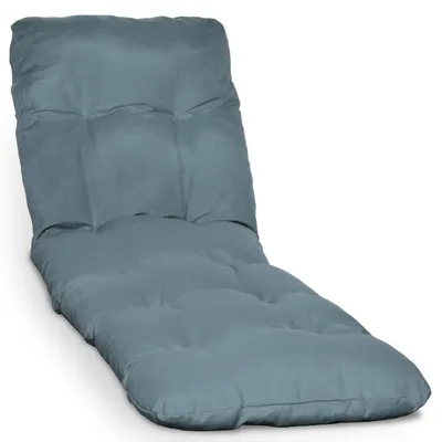 Produktbild von Beautissu Auflage Sonnenliege Deckchair Flair RL, 190x60x8 cm, Taubenblau