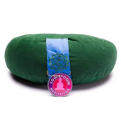 Productafbeelding van Meditatiekussen 1/2 Maanchakra 4 - ±1008 G; 33x13 Cm