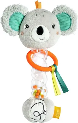 Produktbild von Regenmacher Koala – Motorik-Spielzeug mit Rassel, Quietsche, Raschelpapier zum Greifen und Geräusche erzeugen