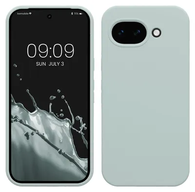 Produktbild von kwmobile Handyhülle für Google Pixel 10a Hülle - Case Silikon - Kabelloses Laden - Schutzhülle Cover in Cool Mint