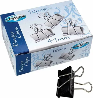 Obrázek produktu pro Klipsy biurowe metalowe 41 mm 12 sztuk