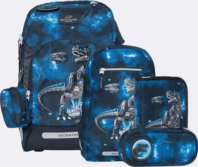 Produktbild von Beckmann Active Air FLX Tech Rex Schulrucksack Set 6tlg.