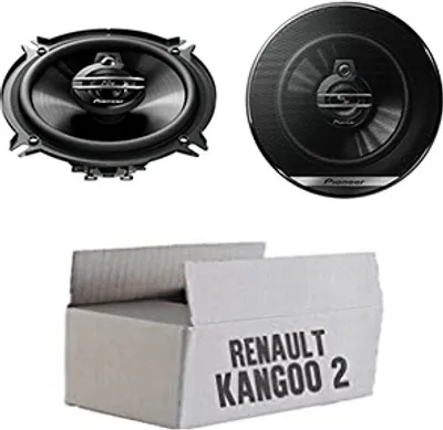 Produktbild von Lautsprecher Boxen Pioneer TS-G1330F - 13cm 3-Wege 130mm Triaxe 250W Auto Einbausatz - Einbauset passend für Renault Kangoo 2 Front Heck - justSOUND