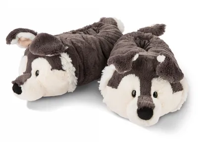Produktbild von Nici 45745 Hausschuhe Husky Swante figürlich Plüsch Gr. 38-41 Winter Adventure
