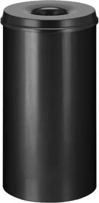 Produktbild von Selbstlöschender Papierkorb Mülleimer 50 Liter schwarz