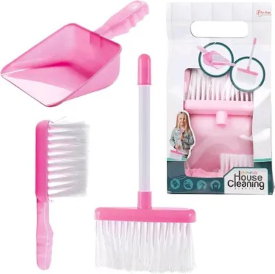Image de Toi-Toys HOUSE CLEANING Kit de nettoyage balai+brosse+pelle 02691A