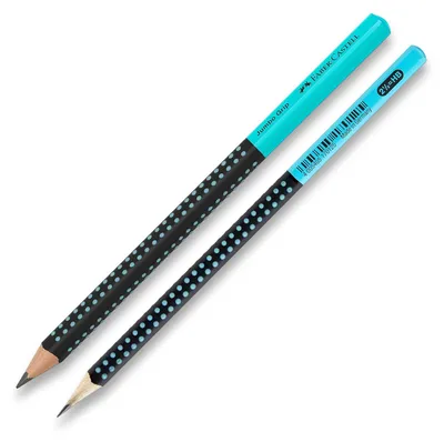 Produktbild von FABER-CASTELL Bleistift GRIP 2001 mit JUMBO GRIP Härtegrad HB TÜRKIS Set