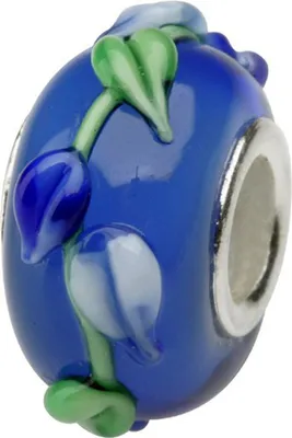 Produktbild von Charlot Borgen Damen Bead Beads Drops Kristallglas GPS-59Blau