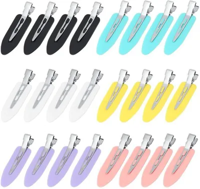 Imagen del producto de Azomor®: Juego de 24 horquillas de pelo de colores, sin marcas, para niñas y mujeres