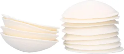 Productafbeelding van Wasbare Borstcompressen - Zoogpads - Comfort Moederschap - Zeer Absorberend - 12 Stuks - Wit