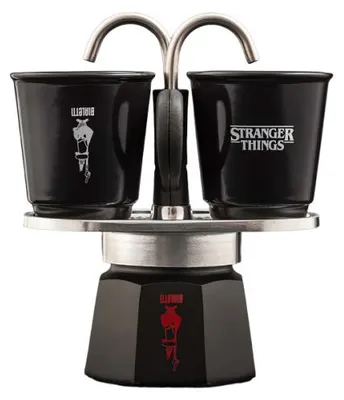 Immagine prodotto di Bialetti Espressokanne Stranger Things mit 2 Espressotassen