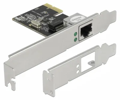Produktbild von Delock Netzwerkadapter - PCIe 1.1 Low-Profile