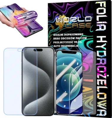 Zdjęcie produktu dla Folia Hydrożelowa Ochronna Do Iphone 15 Pro Max Na Ekran Mocna