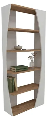 Produktbild von Equo - Regal, 64x24x150h cm Weiß, 4 Böden