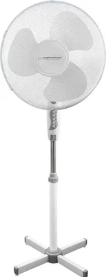 Obrázok produktu pre Esperanza EHF001WW, Domáci lopatkový ventilátor, Biela, Podlaha, 40 cm, Tlačidlá, II
