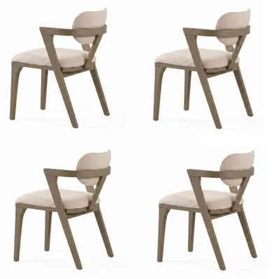 Immagine prodotto di Sedie beige, design moderno, confortevoli, armoniose, minimaliste, eleganti