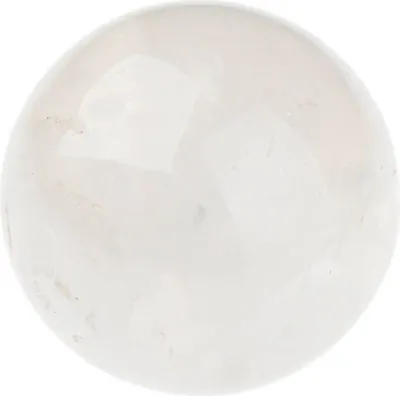 Produktbild von Natürlicher Bergkristall Schneekristall Kugelform 30mm Edelstein Magie Dekofigur