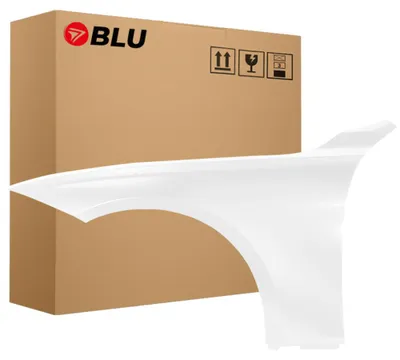 Productafbeelding van BLU Spatbord geschikt voor BMW F30 F31 F35 300 Links Wit AlpinWeiss | 2012-2019 | Voorzijde | Gelakt | Montageklaar