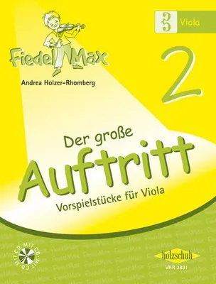 Obrázok produktu pre Fiedel-Max für Viola  - Der große Auftritt Band 2
