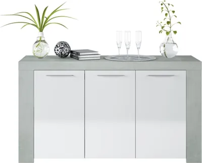 Image de Buffet - Buffet blanc 42x144x80h cm