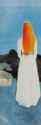 Produktbild von Edvard Munch Kunstdruck Bild - Mädchen Auf Dem Pier, 1901 (91 x 30 cm)