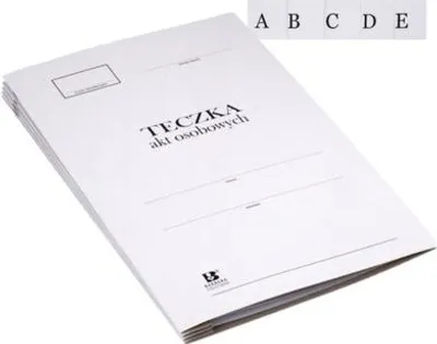 Image de Porte-documents A4, 5 pièces, couleur blanche